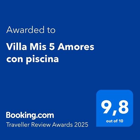 Villa Mis 5 Amores Con Piscina Бенідорм Екстер'єр фото